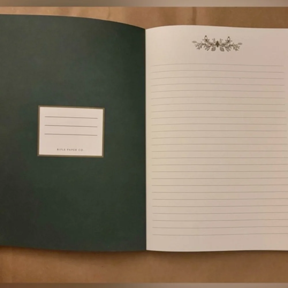 NEW Rifle Paper Co.‎ Floral Printed Soft Paper Journal